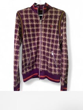 Vintage retro style Modern Amusement track jacket men’s M